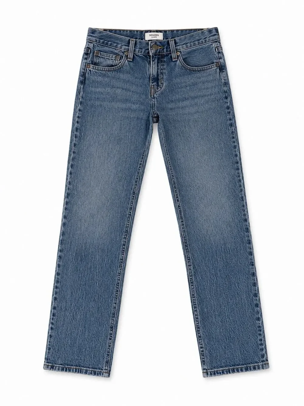 H&M Women’s Size 4 Blue Jeans Straight Leg Medium Wash Denim